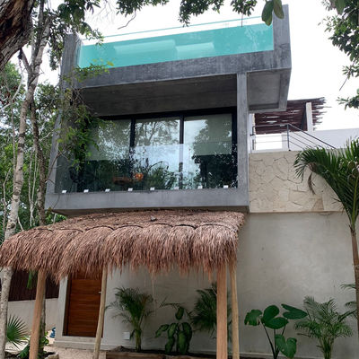 AS2047 Certification Folding Screen Large Frameless Glass Sliding Door for Exterior