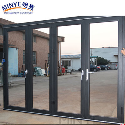 Sound Insulated Lowes Entry Modern Sliding Glass Interior Folding Door for Farmhouses