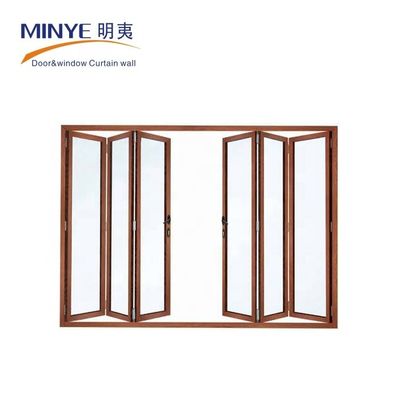 Customized Color Aluminum Folding Doors for Modern Entry Heat Insulation and Waterproof