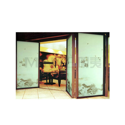 Sell Exterior Double Tempered Double Glazed Glass Folding Door for Partition Wall