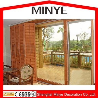 Germany Hardware 40mm Interior Aluminum Accordion Folding Louver Door with Hardware