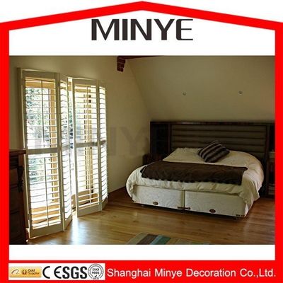 Germany Hardware 40mm Interior Aluminum Accordion Folding Louver Door with Hardware