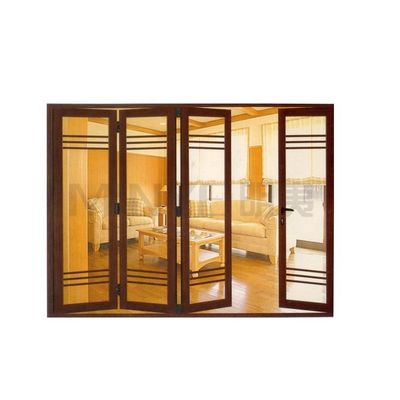 Germany Hardware 40mm Interior Aluminum Accordion Folding Louver Door with Hardware