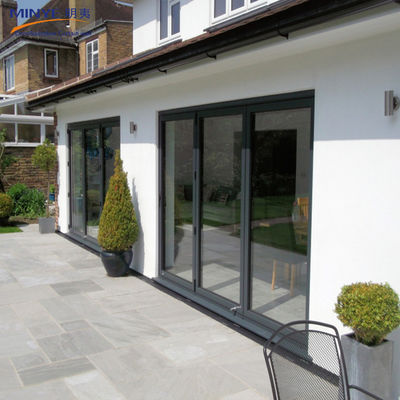 Double Tempered Double Glazed Door Glass PVC Folding Door for Interior Partition Wall
