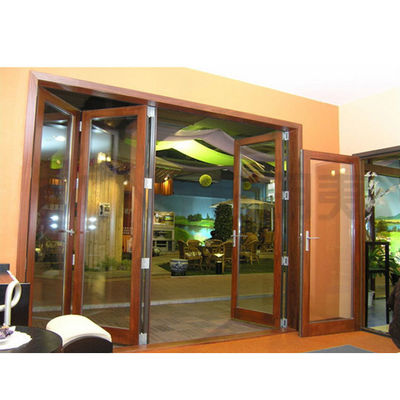 Foldable Exterior Glass Accordion Door with Modern Design and Easy Maintenance