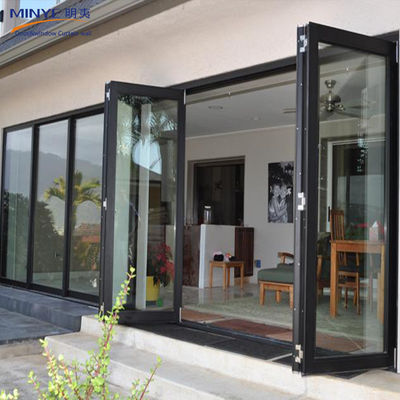 Foldable Exterior Glass Accordion Door with Modern Design and Easy Maintenance