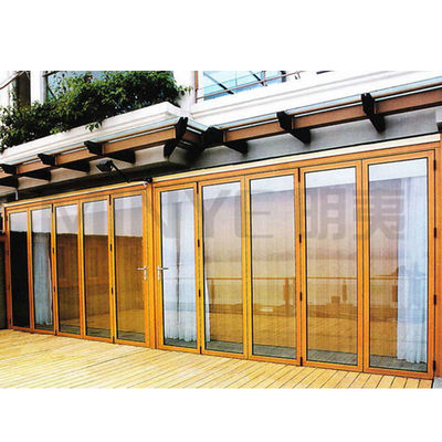 Foldable Exterior Glass Accordion Door with Modern Design and Easy Maintenance