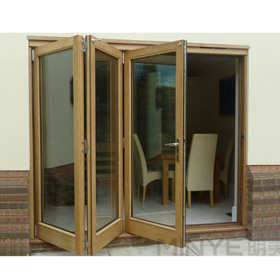 America Sealing Silicon Aluminum YKK Folding Doors for Long-Lasting Performance