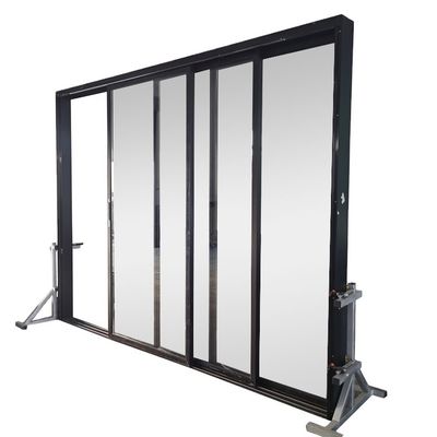 Aluminium Glass Sliding Door Finished in Modern Design Style for Security Patio Door