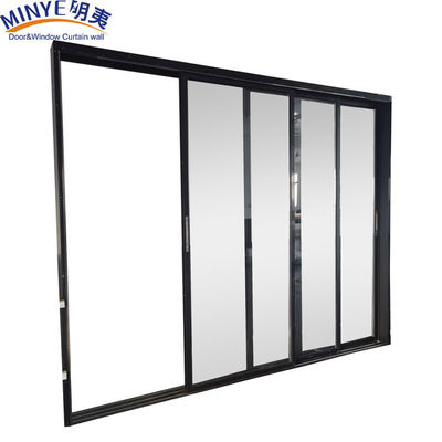 Aluminium Glass Sliding Door Finished in Modern Design Style for Security Patio Door