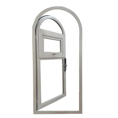 Modern Design Australian Standard Arched Aluminum Casement Glass Door With Password