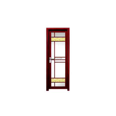 Aluminum Alloy Modern Bathroom Fiber Glass Casement Door with Modern Design Style