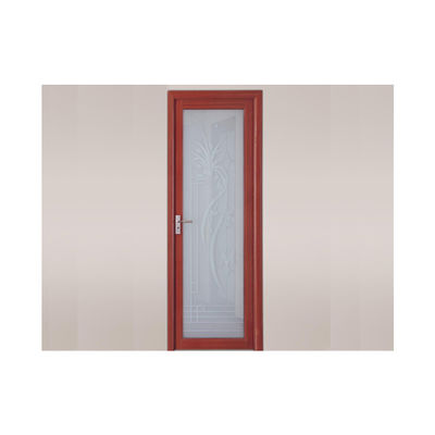 Aluminum Alloy Modern Bathroom Fiber Glass Casement Door with Modern Design Style