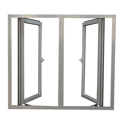 Swing Open Style European 50 Series Aluminum Casement Window Home
