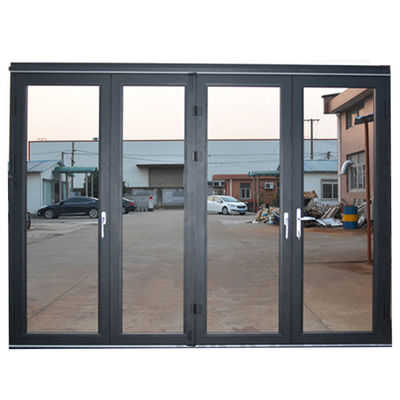 Germany Technoform Insulation Strip Finished Modern Ethiopia Exterior Aluminum Folding Glass Door