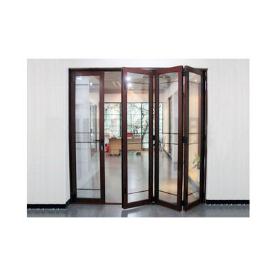 Germany Technoform Insulation Strip Finished Modern Ethiopia Exterior Aluminum Folding Glass Door