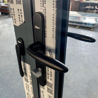 Hardware Soundproof Interior Bi-folding Double Glazing Aluminum Glass Thermal Break Bifold Patio Folding Doors