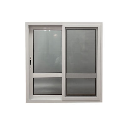 1.4mm Profile Thickness Double Glazed Double Tempered Glass Aluminum Alloy Sliding Window