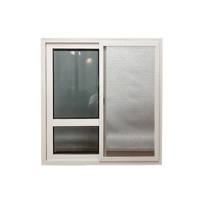 1.4mm Profile Thickness Double Glazed Double Tempered Glass Aluminum Alloy Sliding Window