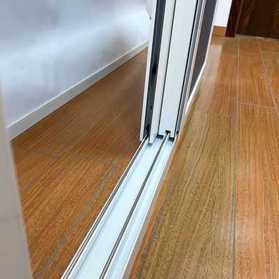 1.4mm Profile Thickness Double Glazed Double Tempered Glass Aluminum Alloy Sliding Window