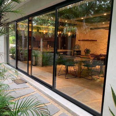 Residential House Aluminum Alloy Sliding Door Sealing Balcony Typhoon Proof