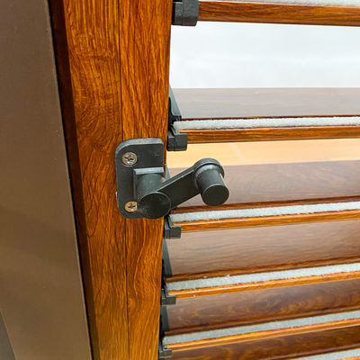Hotel Design Solution Anodized or Powder Coated Profile Finish Swing Open Shutter