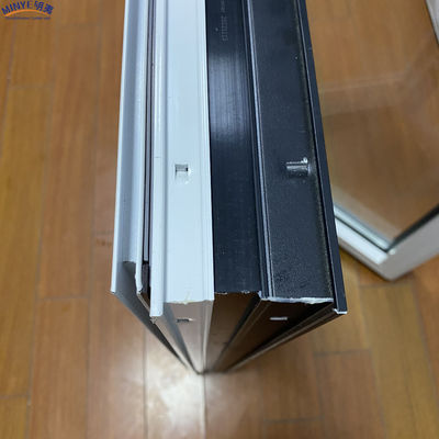 Black and White Modern Window Grill Design American Casement Window with 1.4mm Profile
