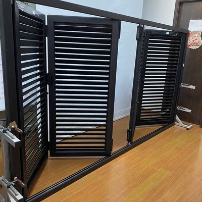Horizontal Opening Pattern Aluminum Alloy Folding Windows and Shutter for Daylighting