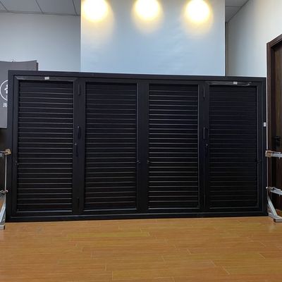 Horizontal Opening Pattern Aluminum Alloy Folding Windows and Shutter for Daylighting
