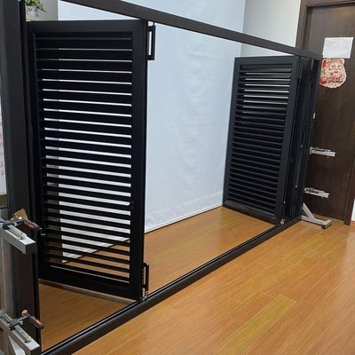 Horizontal Opening Pattern Aluminum Alloy Folding Windows and Shutter for Daylighting