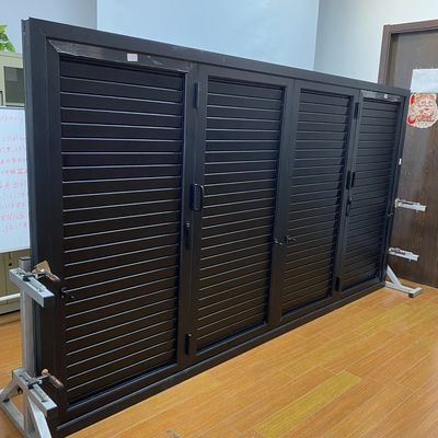 Horizontal Opening Pattern Aluminum Alloy Folding Windows and Shutter for Daylighting