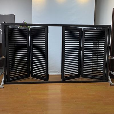 Horizontal Opening Pattern Aluminum Alloy Folding Windows and Shutter for Daylighting