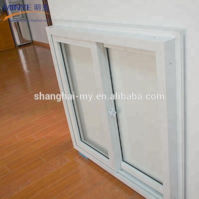 Simple and Sound Insulation PVC Plastic Sliding Windows with 2.5mm Profile Thickness
