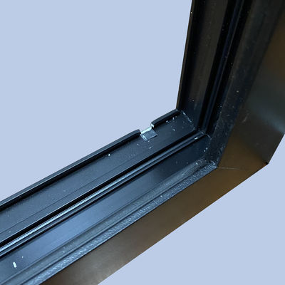 Modern Design Aluminum Alloy Casement Doors with Waterproof Fiberglass Screen Netting