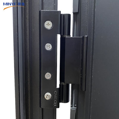 Side Opening Casement Door Single Door with Aluminum Plate 5mm 9A 5mm Glass