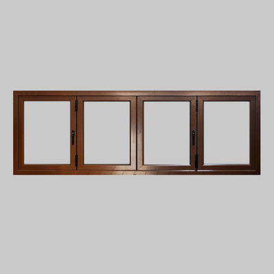 Accordion Aluminum Vertical Folding Windows with Power Coated and Chinese Top Hardware