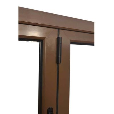 Accordion Aluminum Vertical Folding Windows with Power Coated and Chinese Top Hardware