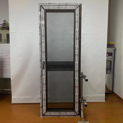 Minimalist Glass Door with Chinese Top Hardware Aluminum Double Leaf Casement Window