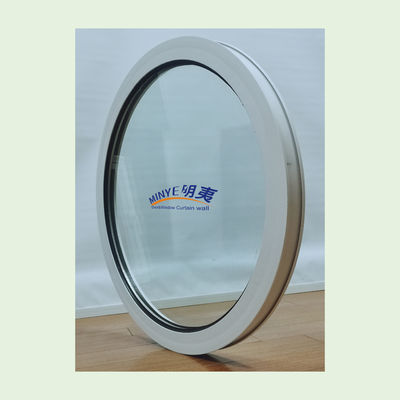 Add Elegance to Your Commercial Space with a Minimalist Round Window in Aluminum Alloy