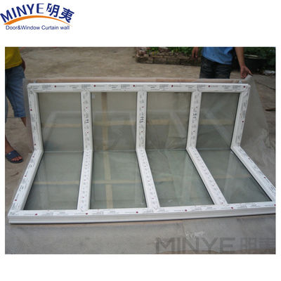 Seamless Corner Windows with UPVC Frame 90 Degree Reinforced Aluminium/PVC Window