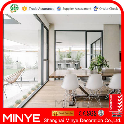 Seamless Corner Windows with UPVC Frame 90 Degree Reinforced Aluminium/PVC Window
