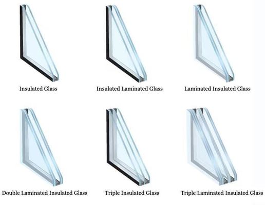 Fixed Open Style Custom Tempered Glass for Single Double Triple Glass Sliding Door