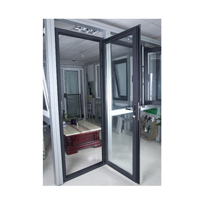 Thermal Break Aluminum Profile Half Glass Half Aluminum Australia Standard Casement Door