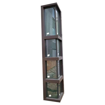 Soundproof Modern Simple Style Fixed Window with Hurricane Proof Frame and Tempered Glass