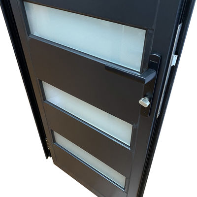Customized Size Aluminium Toilet Casement Door for Thermal Insulation in Bathroom