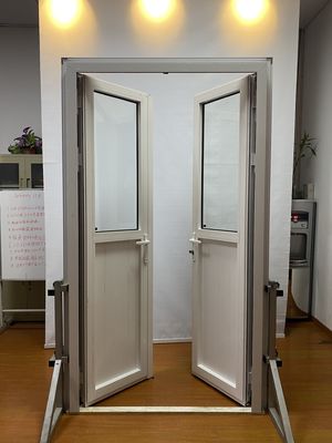 Customized Size Aluminium Toilet Casement Door for Thermal Insulation in Bathroom