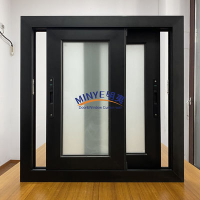 Modern Soundproof Hurricane Impact Sliding Window with Stainless Steel Screen Netting