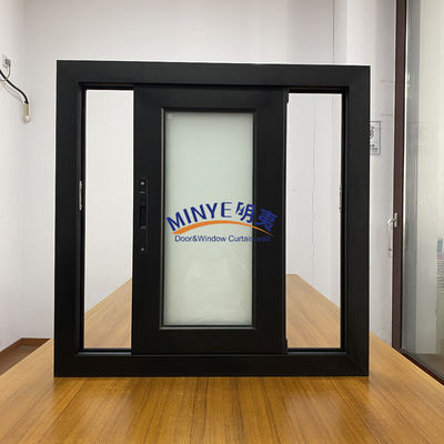Modern Soundproof Hurricane Impact Sliding Window with Stainless Steel Screen Netting