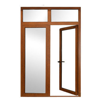 Exterior Double Glazing French Door with Customized Designs and Thermal Insulation