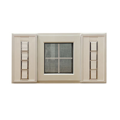 Double Glazed Aluminium Casement Windows with Tempered Glass and Customizable Design